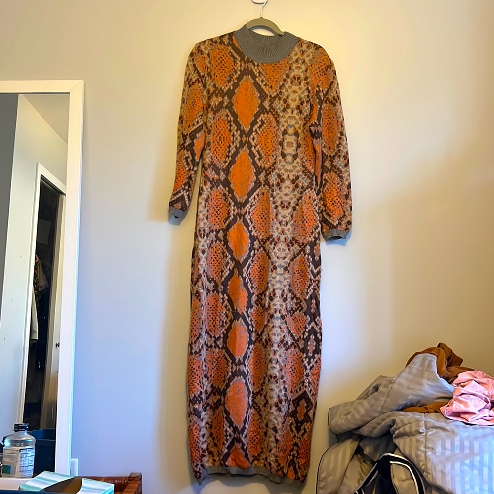 Ekaterina kukhareva London maxi long sleeve dress